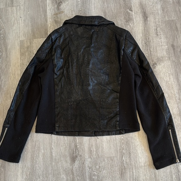 Harper Heritage FAUX LEATHER MOTO STYLE JACKET Size Medium - Picture 9 of 9